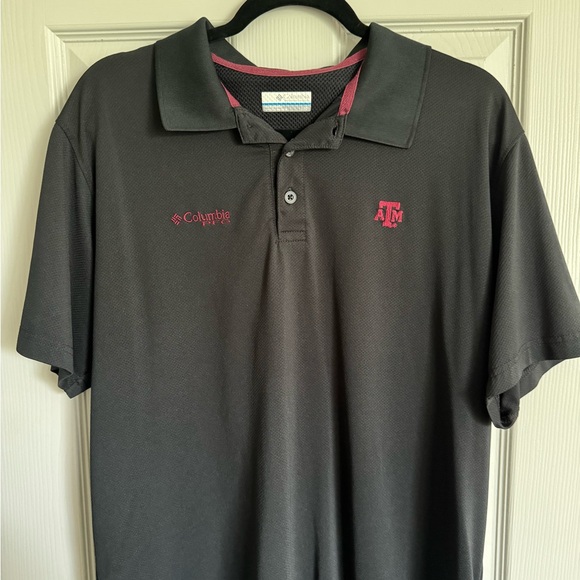 Columbia Other - Columbia Men's Dark Gray Polo with Maroon Accents